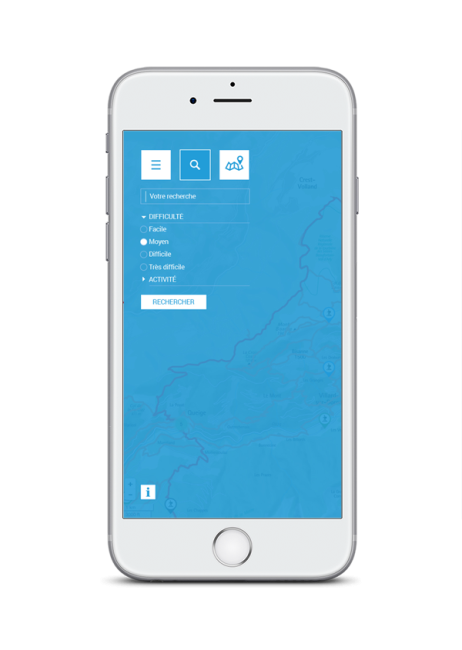 carte sur smartphone 3 - application mobile